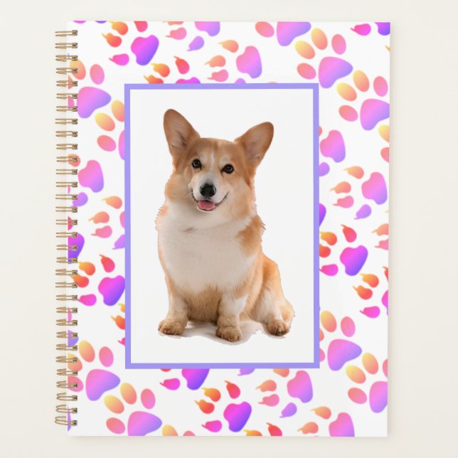 Agenda Foto personalizada de Corgi (Frente)