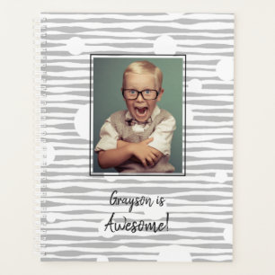 Agenda Foto personalizada incrível e padrão de Abstrato