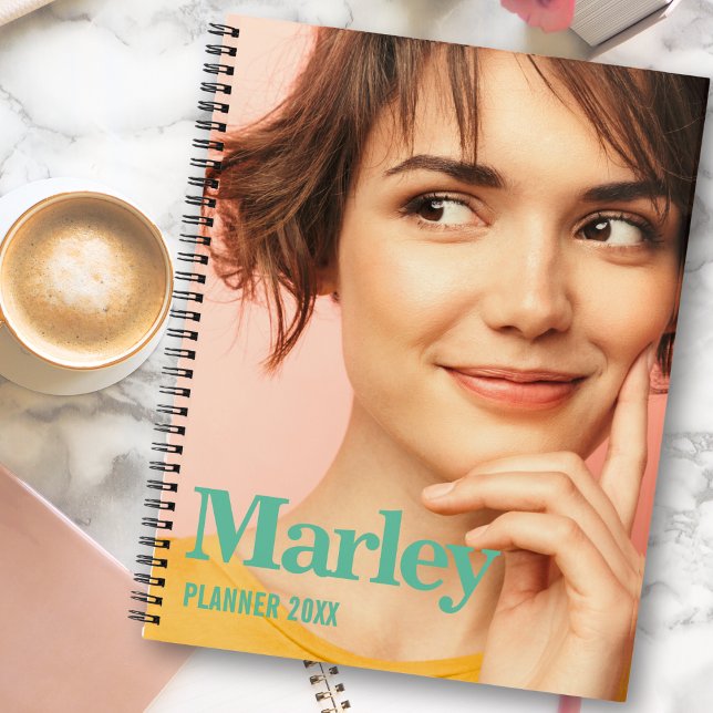 Agenda Foto personalizada moderna Cria sua própria beleza (Criador carregado)