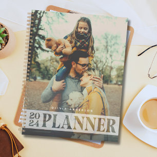 Agenda Foto personalizada moderna simples Sobreposição
