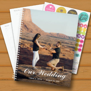 Agenda Fotografia Personalizada Semanal Mensal Casamento
