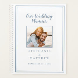Agenda Fotos de Casal Personalizadas Chic Poeira Azul Nos