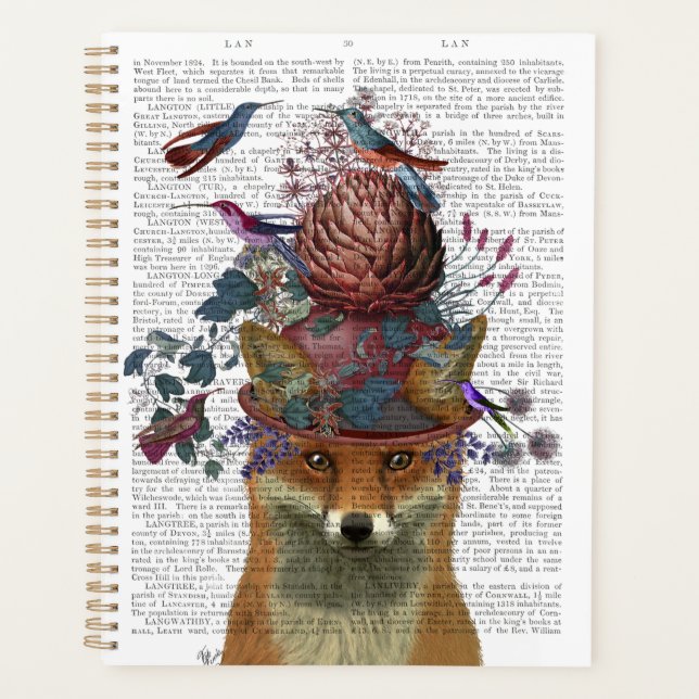 Agenda Fox Birdkeeper com Artichoke (Frente)