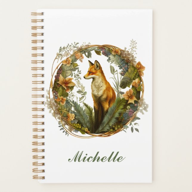 Agenda Fox Vintage Personalizada (Frente)