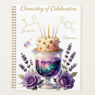 Agenda Frasco de Celebração de Aniversário de Química e A