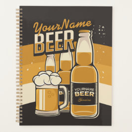 Agenda Frasco de Cerveja Personalizado Bar Repetitivo
