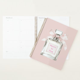 Agenda Frasco de Perfume Arco Rosa Bonito