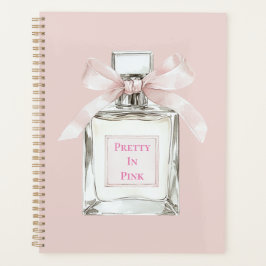 Agenda Frasco de Perfume Arco Rosa Bonito