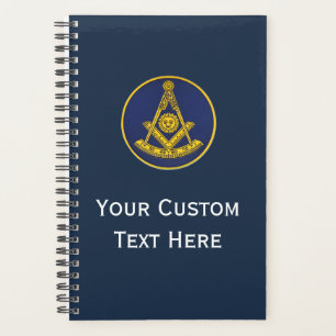 Agenda Freemason Masonic Gifts Past Master Marinho Blue