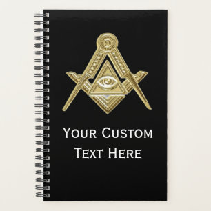 Agenda Freemason Masonic Gifts Square e Compass Black