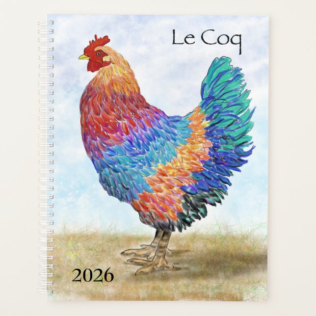 Agenda French Rooster Planner (Frente)