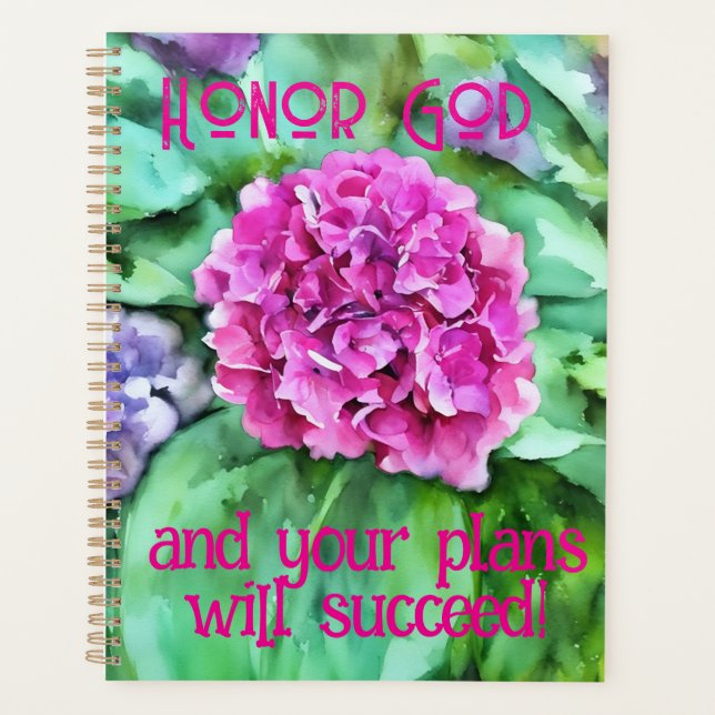 Agenda Fresh as a Hydrangea Planner (Frente)