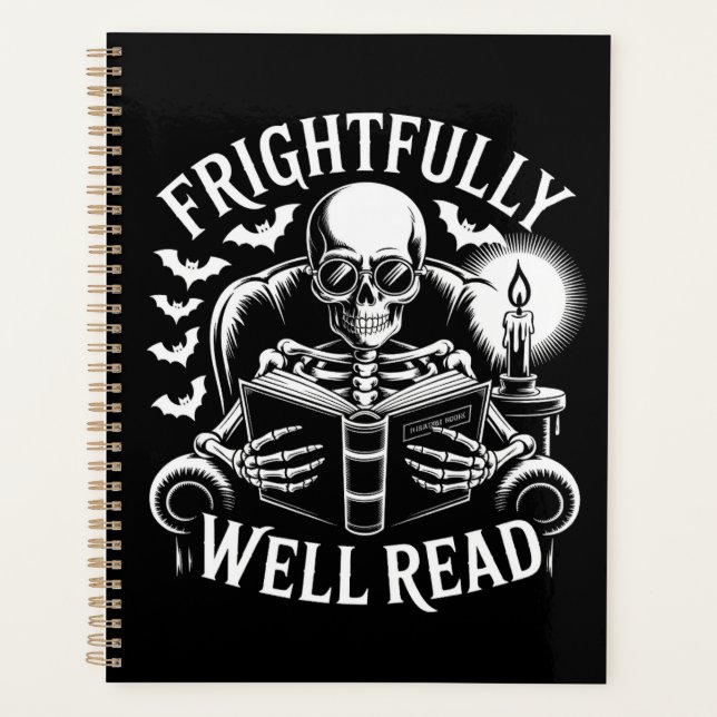 Agenda Frightfully Well Read Vintage Reading (Frente)