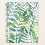 Agenda Frond Waltz - Palm Frond Leaves<br><div class="desc">Frond Waltz,  por Grace Popp. Apresenta verde tropical em estilo aquoso.</div>