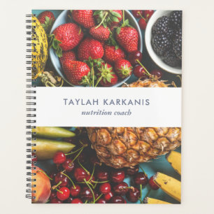 Agenda Fruta Colorida Personalizada