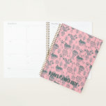 Agenda Fruta & Flowers Patternos Blooms Floral Rosa PERSO<br><div class="desc">Olá! Espero que goste desta design de arte original. Adicione seu próprio texto,  altere as cores ou fontes para personalizá-lo. Procure mais designs no meu compro. Se quiser algo personalizado,  por favor,  avise-me.</div>