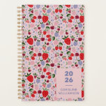Agenda Frutas Bagas de Verão Rosa Damas de Honra Personal<br><div class="desc">Abrace o charme boho chic com nossa Agenda Personalizada Boho Pink Summer Fruit Berries. Esta encantadora agenda apresenta um design delicioso de frutas de verão vibrantes e bagas em tons cor-de-rosa divertidos,  trazendo um toque fresco e caprichoso para a sua rotina diária de planejamento.</div>