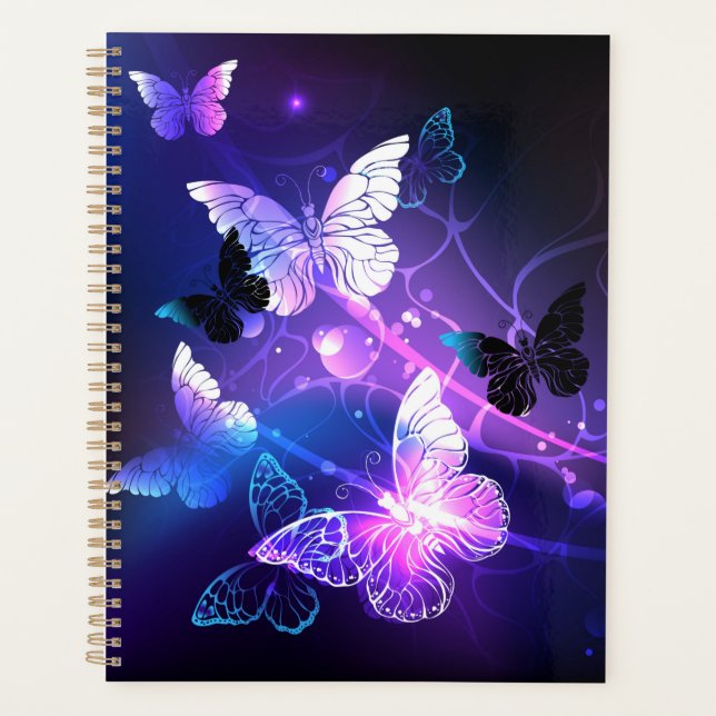 Agenda Fundo com Borboletas Noturnas (Frente)