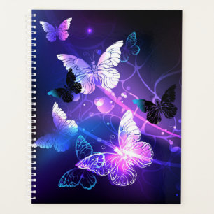 Agenda Fundo com Borboletas Noturnas
