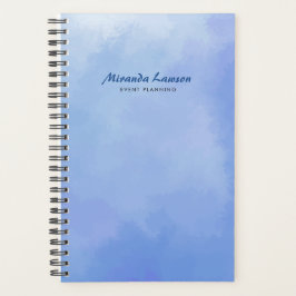 Agenda Fundo de aquarela