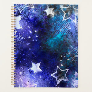 Agenda Fundo de Espaço com Estrelas