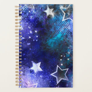 Agenda Fundo de Espaço com Estrelas