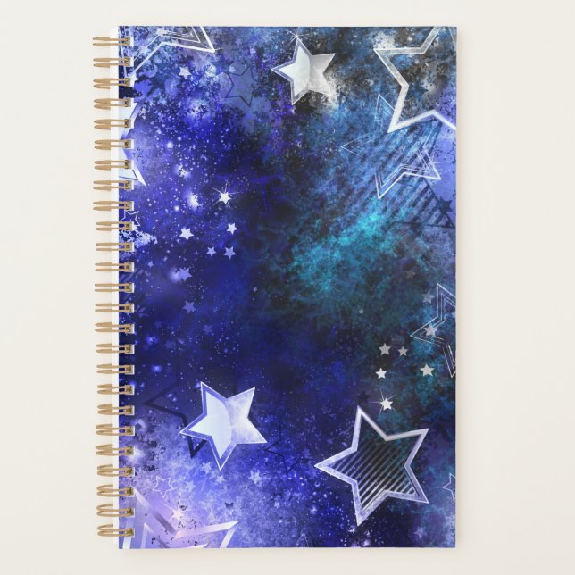 Agenda Fundo de Espaço com Estrelas (Frente)