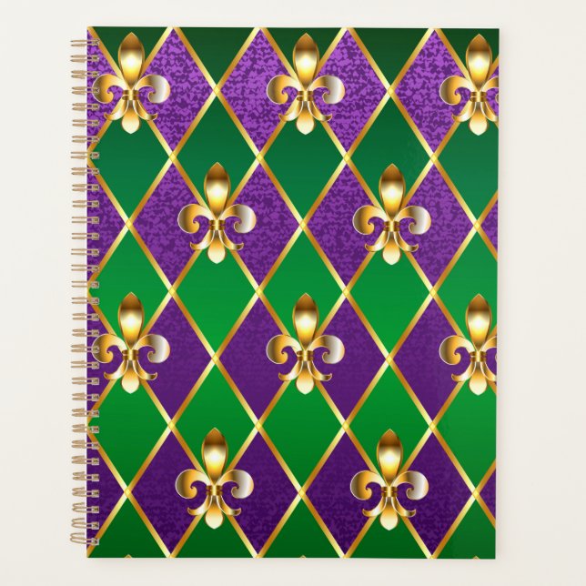 Agenda Fundo de Joias Mardi Gras (Frente)