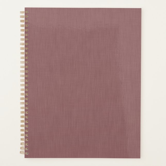 Agenda Fundo texturizado rosa calmo e simples (Frente)
