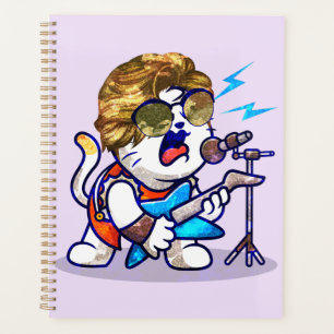 Agenda Funky Rockstar Cat - Gatinho Legal do Lover Música