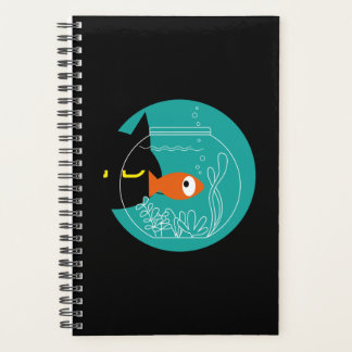 Agenda Funny Cat & Fish Planner – Kuro Catto + Kin-chan