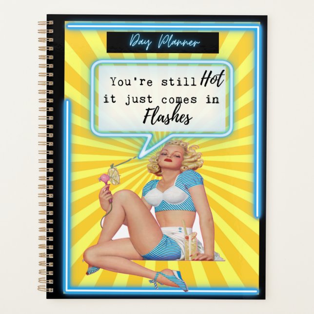Agenda Funny Day Planner/Journal For Women Sassy-Flash (Frente)