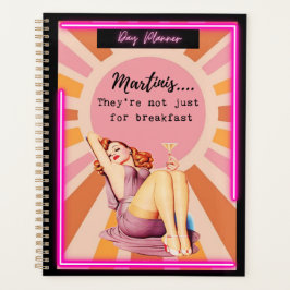 Agenda Funny Day Planner/Journal For Women Sassy-Martinis