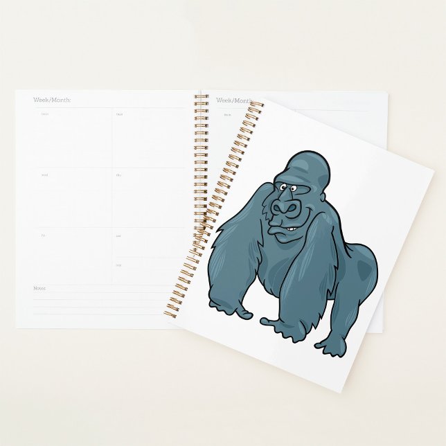 Agenda Funny Gorilla Legal Blue Ape Design (Criador carregado)
