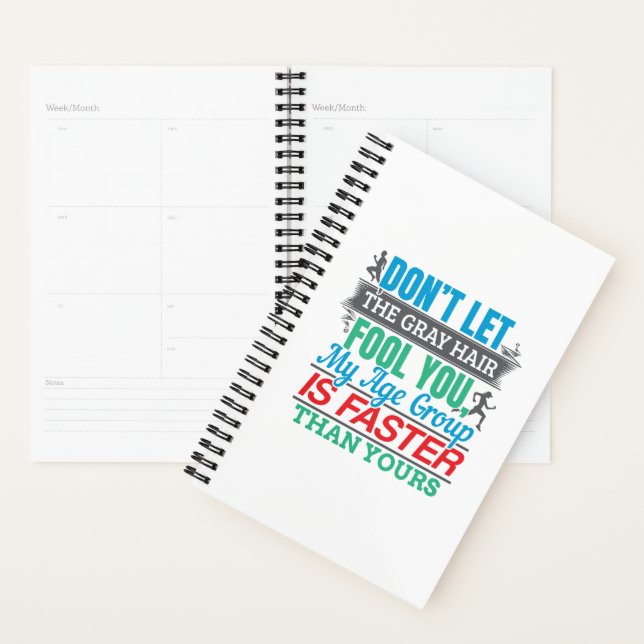 Agenda Funny Old Runner - Grupo de Idade Mais Rápida em E (Exibição)