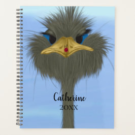 Agenda Funny Ostrich George e o Cute Ladybug