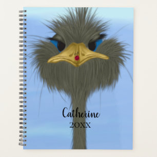 Agenda Funny Ostrich George e o Cute Ladybug