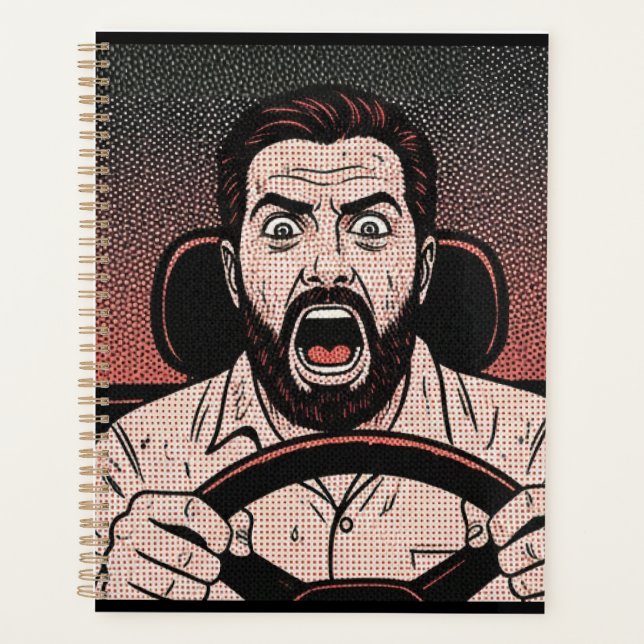 Agenda Fúria no Trânsito em Quadrinhos – A Fúria do Motor (Frente)