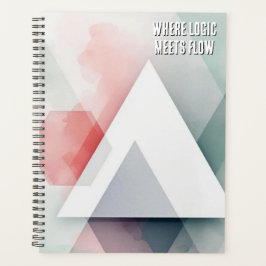 Agenda Fusão de Geometria Orgânica | Aquarela & Geométric