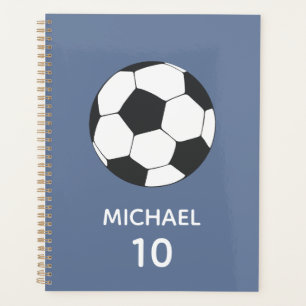 Agenda Futebol Personalizado De Nome E Plano Numérico