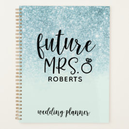 Agenda Futura Sra. Wedding Blue Glitter