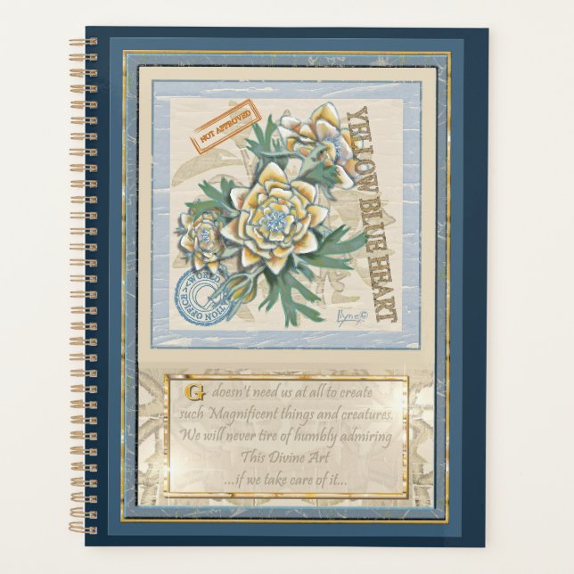 Agenda G Criação de floração amarela (Frente)