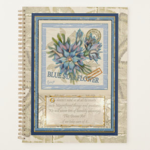 Agenda G. Flor azul do Instituto de Criação