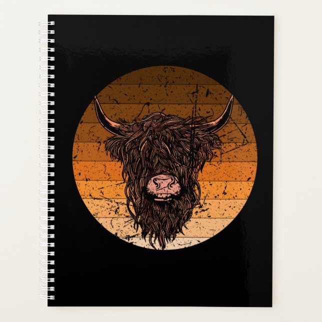 Agenda Gado Highland Escocês (Frente)