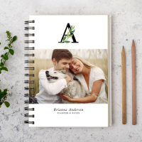 Galeria de Monogramas Botânicos de 4 Fotos Mensais