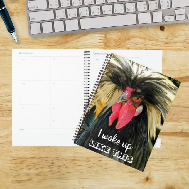 Agenda Galinha Meme de Cabelo Ruim Engraçado (In Situ)