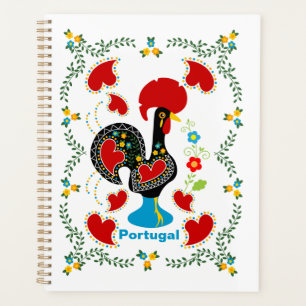 Agenda Galo Tradicional de Portugal em preto