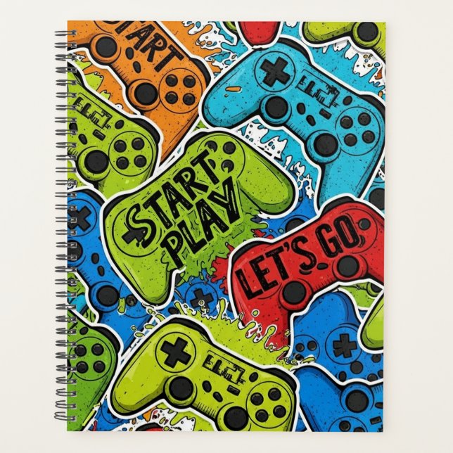 Agenda Gamer Pattern Planner (Frente)