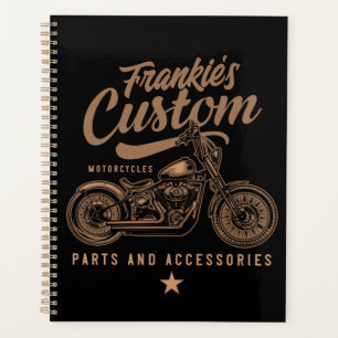 Agenda Garagem personalizada de motocicleta personalizada