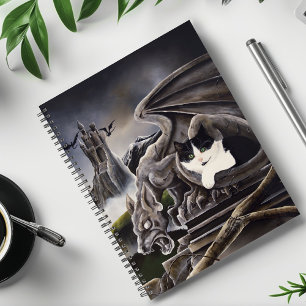 Agenda Gargoyle branco preto